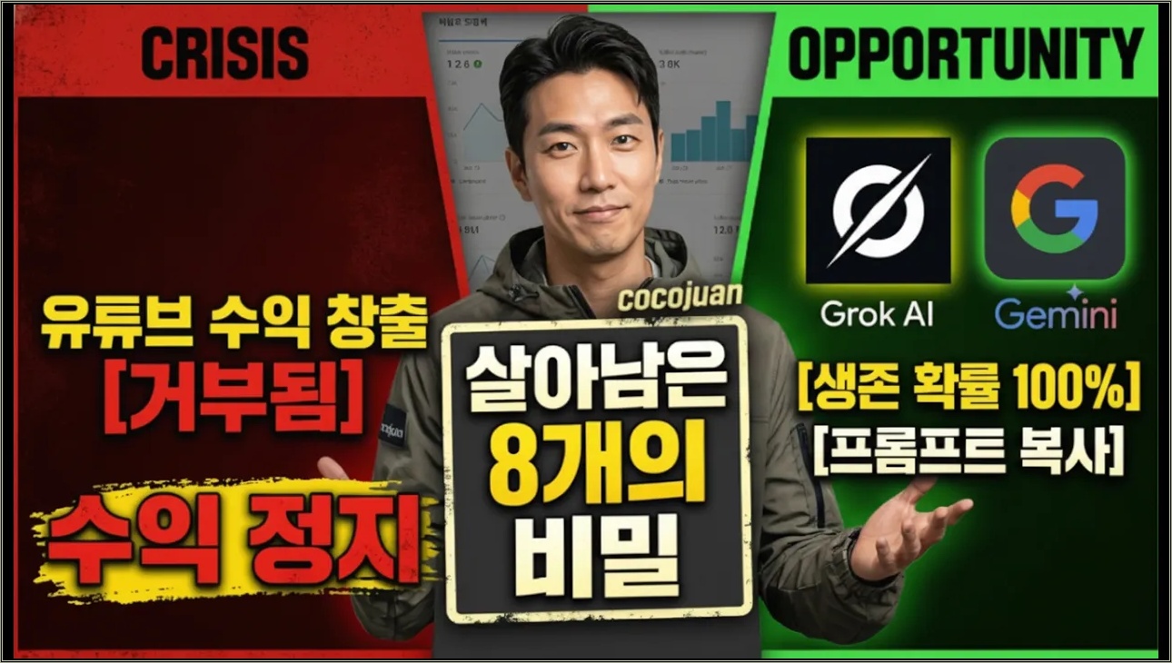 쇼핑 쇼츠 30개 중 22개 수익 정지? 저작권 없는 AI 무한 생성 프롬프트 공개