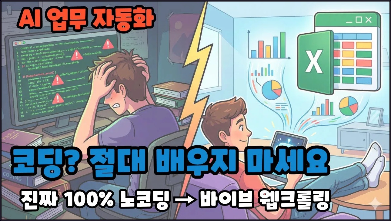 아직도 파이썬 배우세요? 코딩 1도 몰라도 AI 말 한마디면 네이버 뉴스 싹 다 털어줍니다