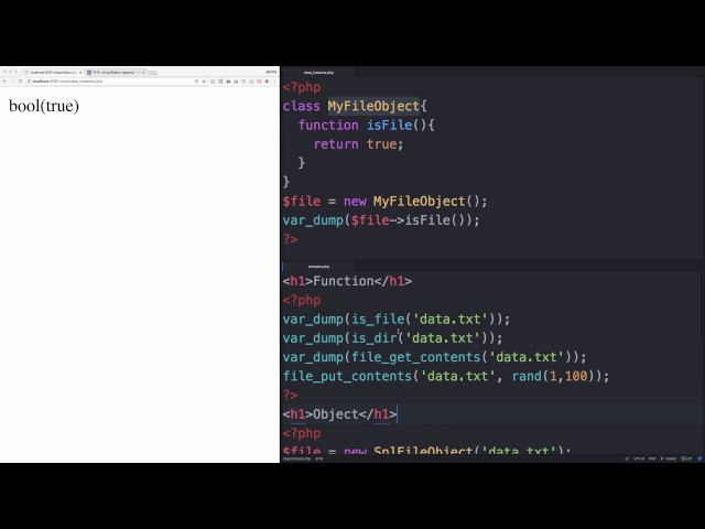 PHP - 클래스와 인스턴스 그리고 메소드 만들기
